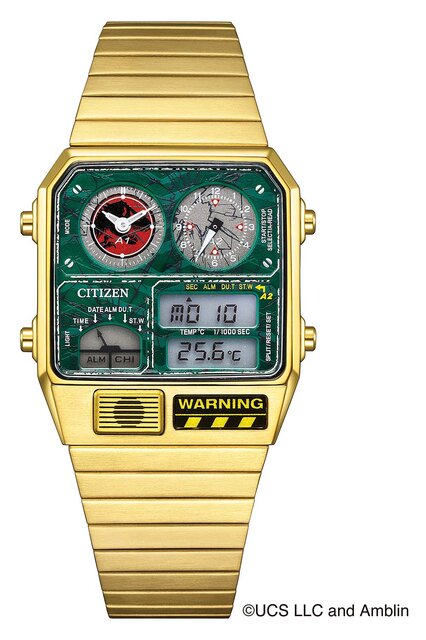 ユニバーサル名作映画とのコラボレーションによるアナデジテンプが数量限定で登場｜CITIZEN