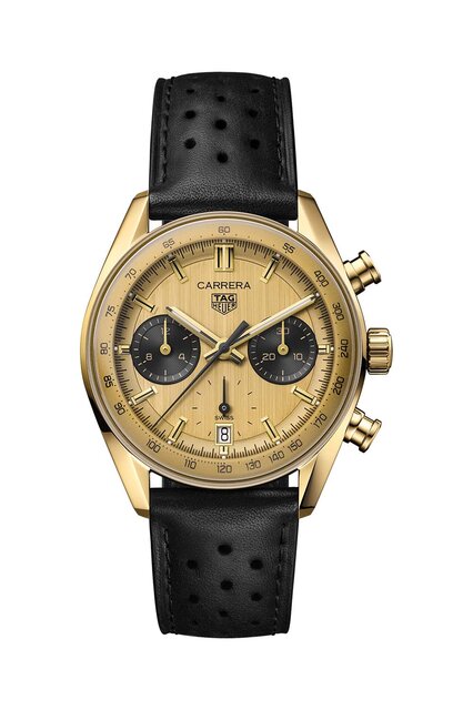 カレラ60周年の集大成を飾る、渾身のゴールドカラーモデルが登場|TAG HEUER カレラ60周年の集大成を飾る、渾身のゴールドカラーモデルが登場|TAG HEUER