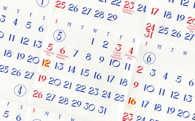 日々を積み重ねていくお供に。視認性と遊び心を兼備した定番カレンダー｜PAPIER LABO.