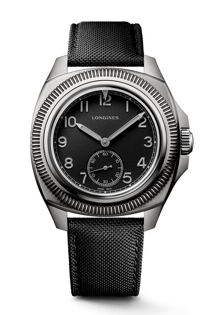 「ロンジン パイロット マジェテック」に軽量なグレード5チタン製モデルが登場｜LONGINES