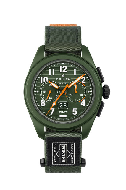 ZENITH x PORTER｜ゼニス×ポーター パイロット ビッグデイト フライバック ポーター エディション