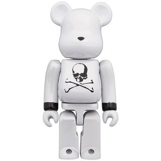 BE@RBRICK mastermind JAPAN  WHITE CHROME Ver.  100% & 400% / 1000% ｜MEDICOM TOY