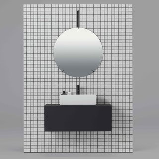 最小限の線と面で構成した洗面下台「リクレール」が発売｜sanwacompany