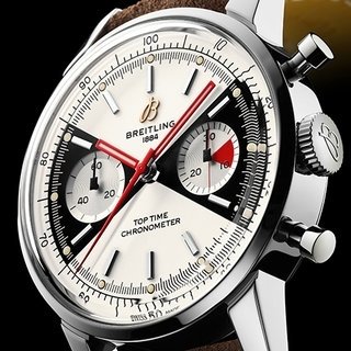 ブライトリングの独創的なモダンレトロスタイル「トップタイム」を数量限定で復刻|BREITLING
