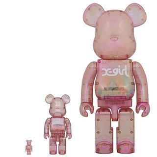 BE@RBRICK X-girl 2020 100% & 400% / 1000%|MEDICOM TOY