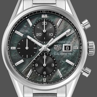 日本限定。ブラックMOPの「タグ・ホイヤー カレラ キャリバー16 クロノグラフ」｜TAG HEUER