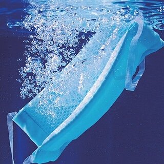 熱中症対策にも！　気化冷却効果で涼感をもたらす「ウォーターマスク」発売｜OSHIN