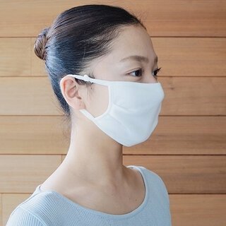 バレエブランドが製作した綿100%の肌に優しい「触感冷感コットンマスク」｜Mizuone