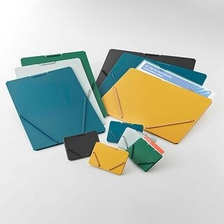 収納量に応じてゴムが伸縮。最適な厚さになるドキュメント/カードホルダー ｜KING JIM