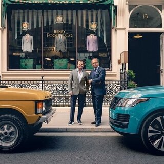 レンジローバーの50周年を記念し、サヴィル・ロウの老舗テーラーとファブリックを製作|Range Rover