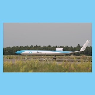 V型次世代飛行機のプロトタイプ、空を飛ぶ｜KLM Royal Dutch AirLines