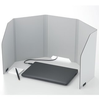 テレワーク時の集中スペースが手軽に作れる卓上パーティション  | KING JIM 