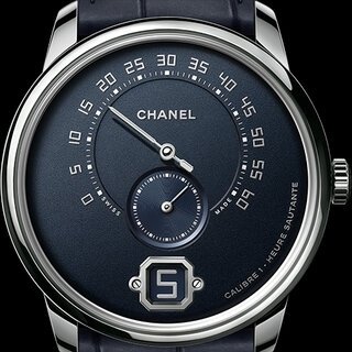 18KWG×マットブルーの新作「ムッシュー ドゥ シャネル ブルーエディション」｜CHANEL