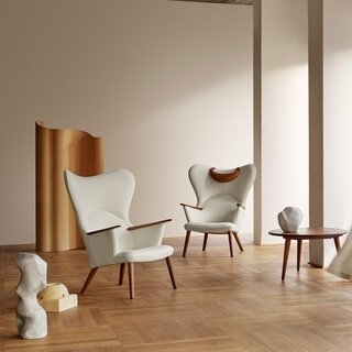 1954年に発表された「ラウンジチェア CH78」が復刻発売｜CARL HANSEN ＆ SØN