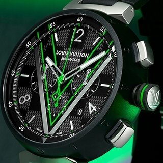 ヴァージル・アブローのコレクションを想起させるネオングリーンの新作タンブールウオッチ｜LOUIS VUITTON