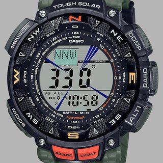 アウトドアで活躍するPRO TREK「PRG-240」に、アースカラーの新モデルが登場|CASIO