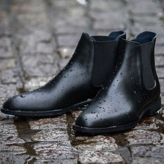 オンオフ兼用。サイドゴアタイプのレインシューズ「防水 誠十郎」｜SANYO YAMACHO