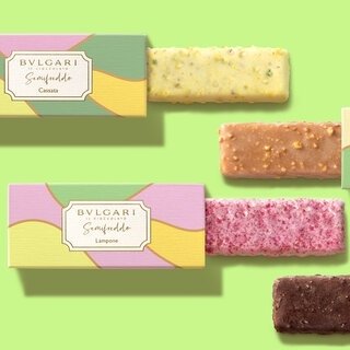 フレーバーはナッツやフルーツをふんだんに使用した4種類。イタリア生まれの新食感アイスデザート｜BVLGARI IL CIOCCOLATO