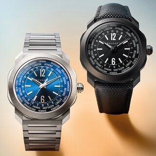 新統合型ムーブメントを搭載した「オクト ローマ ワールドタイマー」2機種が登場｜BVLGARI