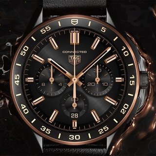 文字盤のサテン仕上げまでも鮮やかに表現。所有欲を満たすスマートウオッチ|TAG HEUER