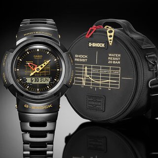 PORTERとG-SHOCKがコラボ！　Gショックの原点“アナデジ”をフルメタル化｜G-SHOCK