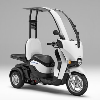 新型交換式バッテリーを搭載した法人向け電動三輪スクーター｜HONDA