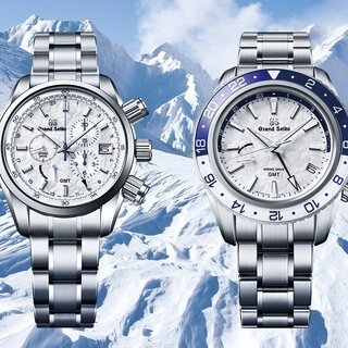  雪原を表現した“ニュアンスダイアル”を搭載。クロノグラフ＆GMTの誕生を祝す限定モデル｜GRAND SEIKO