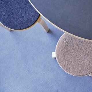 カーペットの製造過程における残糸を有効活用。ウール100%のチェアパッド｜HOTTA CARPET