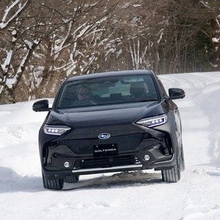 雪道での走破性に感嘆──スバル「ソルテラ」プロトタイプを雪上試乗|SUBARU
