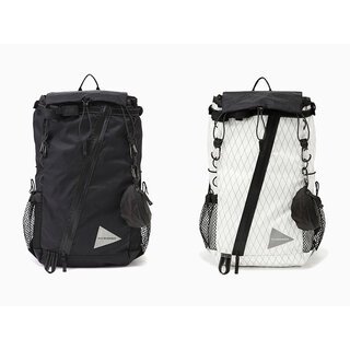 優れた耐久性と防水性能を持つ生地で作られた軽量バックパック｜and wander