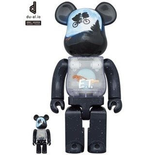 BE@RBRICK E.T. LIGHT UP Ver. 100％ & 400％｜MEDICOM TOY