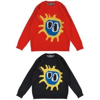 MLE Primal Scream "screamadelica" KNIT GANG COUNCIL CREWNECK SWEATER "screamadelica" ｜MEDICOM TOY