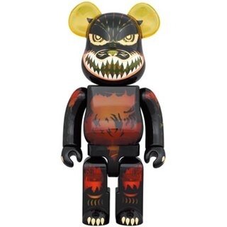 BE@RBRICK ゴジラ VS デストロイア版ゴジラ (メルトダウン：クリアイエローVer.) 400％｜MEDICOM TOY