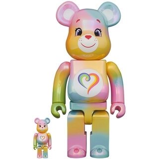 BE@RBRICK Care Bears(TM) Togetherness Bear(TM) 100％ & 400％｜MEDICOM TOY
