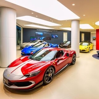 アジア最大級のスペースに最新のフェラーリの世界観を表現──コーンズ芝ショールームがオープン|Ferrari