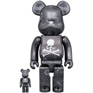 BE@RBRICK MASTERMIND WORLD “BANDANA” 100％ & 400％｜MEDICOM TOY