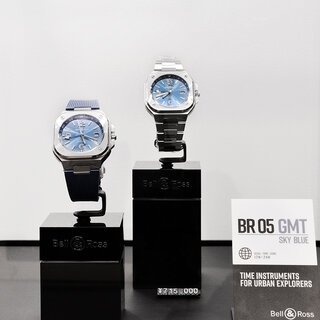 新作「BR 05 GMT SKY BLUE」も展示。初のポップアップストアが表参道に登場|Bell & Ross
