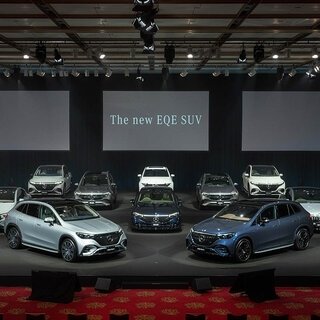 日本の道路事情に合ったボディサイズと取り回しの良さが特長の電動SUV「EQE SUV」が日本上陸|Mercedes Benz