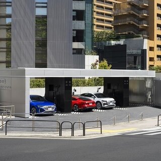 都市部におけるBEVの課題解決に──アウディがすべてのBEVユーザーに向け急速充電施設「Audi charging hub紀尾井町」をオープン｜Audi