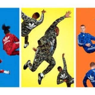 アディダス オリジナルス×ベイプ、「adicolor」にエイプ独自のカモ柄が登場｜adidas