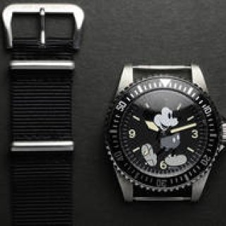 モノトーンによる大人デザインのミッキーマウスウオッチ｜JAM HOME MADE