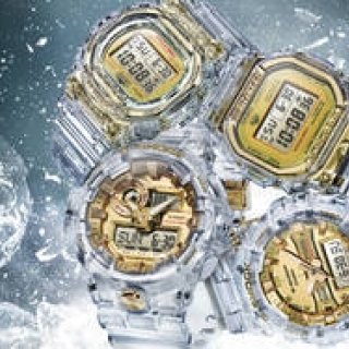 クリアスケルトンがゴールドカラーを引き立たせるG-SHOCK限定モデル｜CASIO