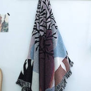 ジャガード織りで具現化したハイブリッドなブランケット｜forget me not