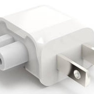 狭いスペースでもApple社の純正電源アダプタが使用可能に|Ten One Design