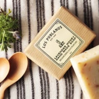 Los Poblanos｜ロスポブラノス｜ハチミツ入りラベンダー洗顔石けん｜オーガニックラベンダー