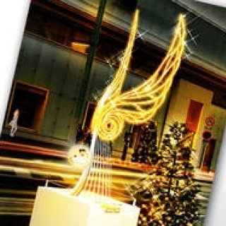 EVENT｜東北の子どもたちの絵と一体となった光のオブジェ「希望の翼」が銀座に登場