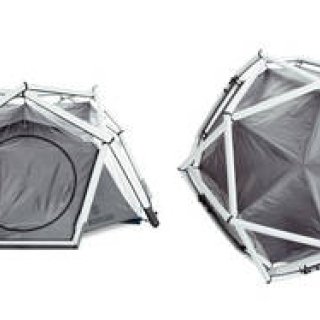 RESTIR｜たった1分で組み立てられるエアーテント「THE CAVE」