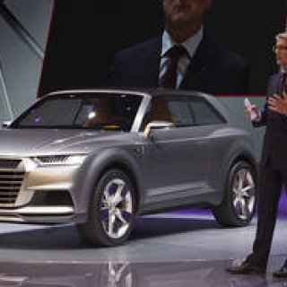 リッター90kmのハイブリッドコンセプト「クロスレーン クーペ」|Audi