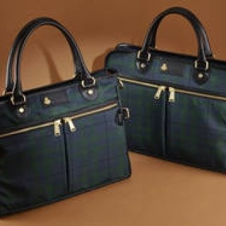 F.CLIO｜伊勢丹新宿店別注・ブラックウォッチ柄ビジネスバッグ発売