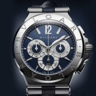 BVLGARI|海のように深いブルーとホワイトのインダイヤル